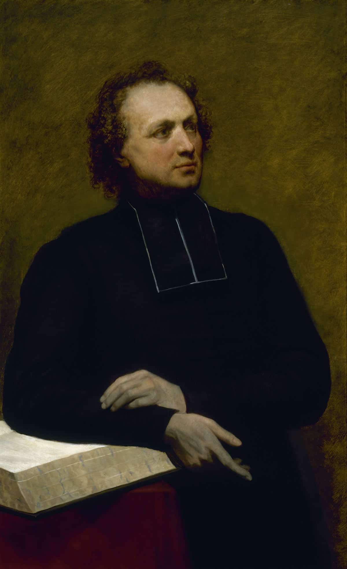 Portrait Of Father Gaspard Deguerry by Ary Scheffer Posters, Prints, & Visual Artwork