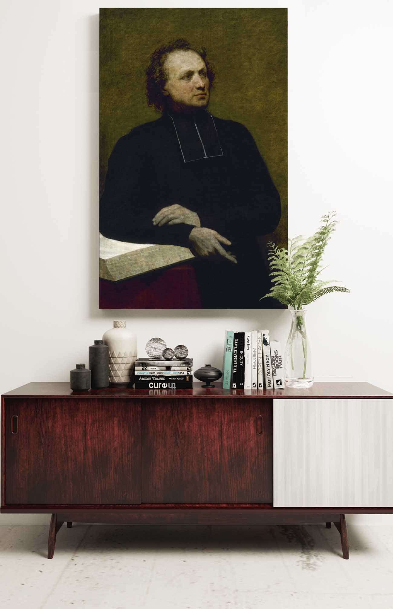 Portrait Of Father Gaspard Deguerry by Ary Scheffer Posters, Prints, & Visual Artwork