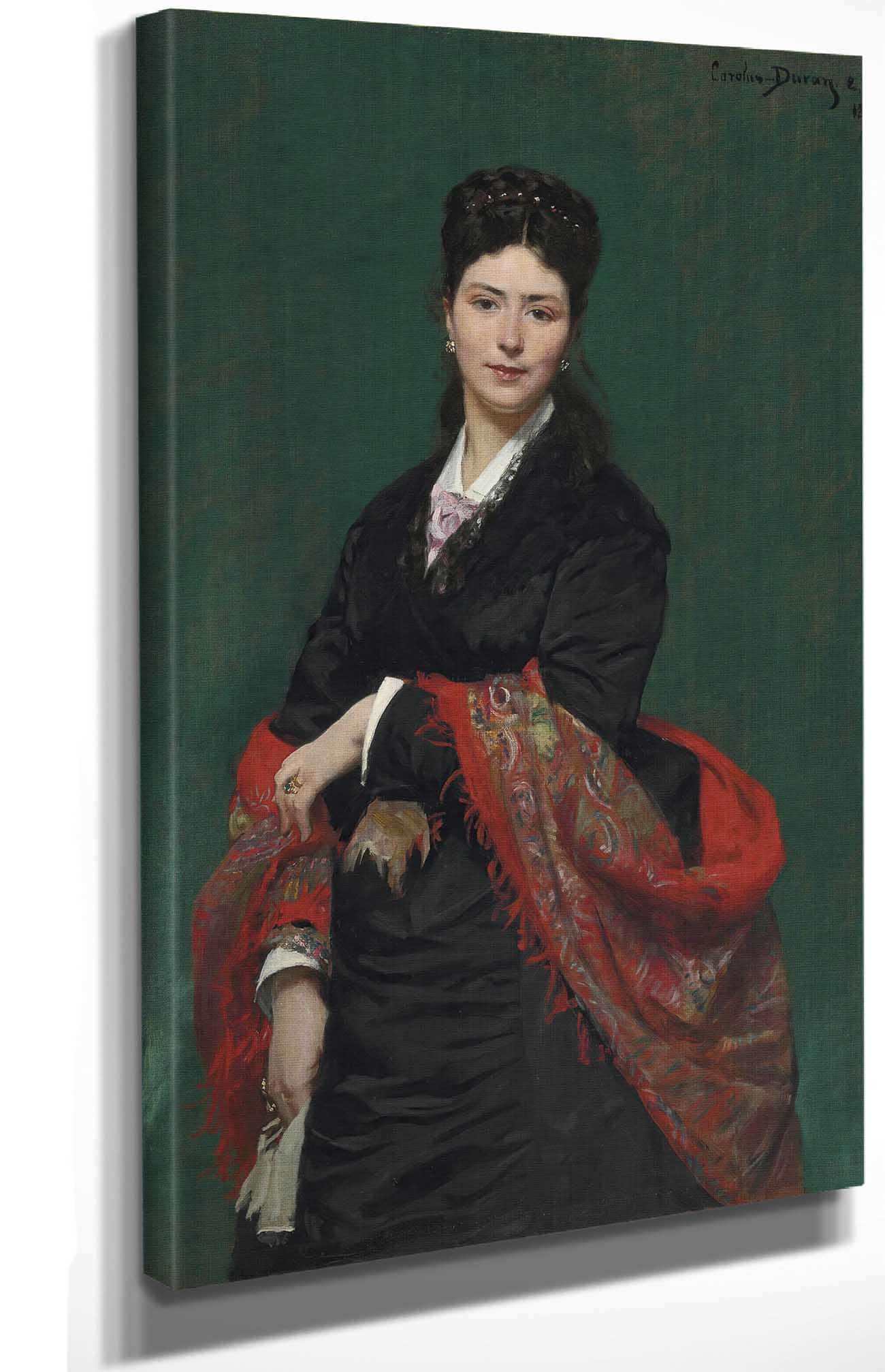 Portrait Of Madame Marie Clerc by Carolus Duran Posters, Prints, & Visual Artwork
