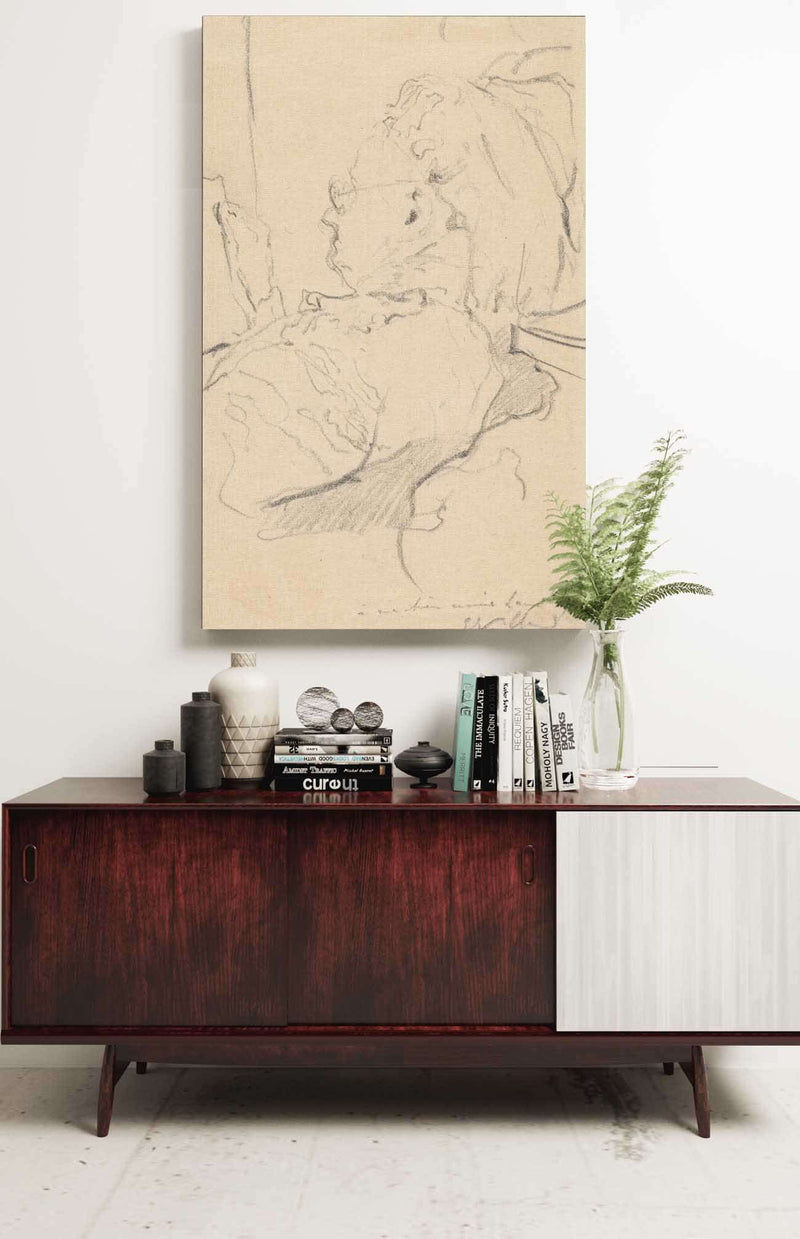 Portrait Of Madame Vuillard   by Edouard Vuillard Posters, Prints, & Visual Artwork