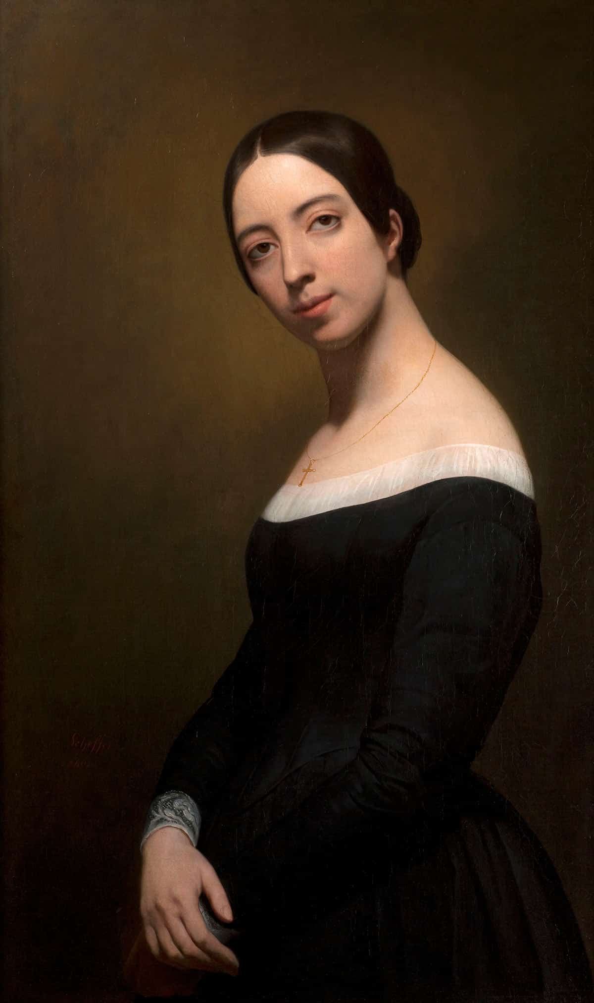 Portrait Of Pauline Viardot by Ary Scheffer Posters, Prints, & Visual Artwork