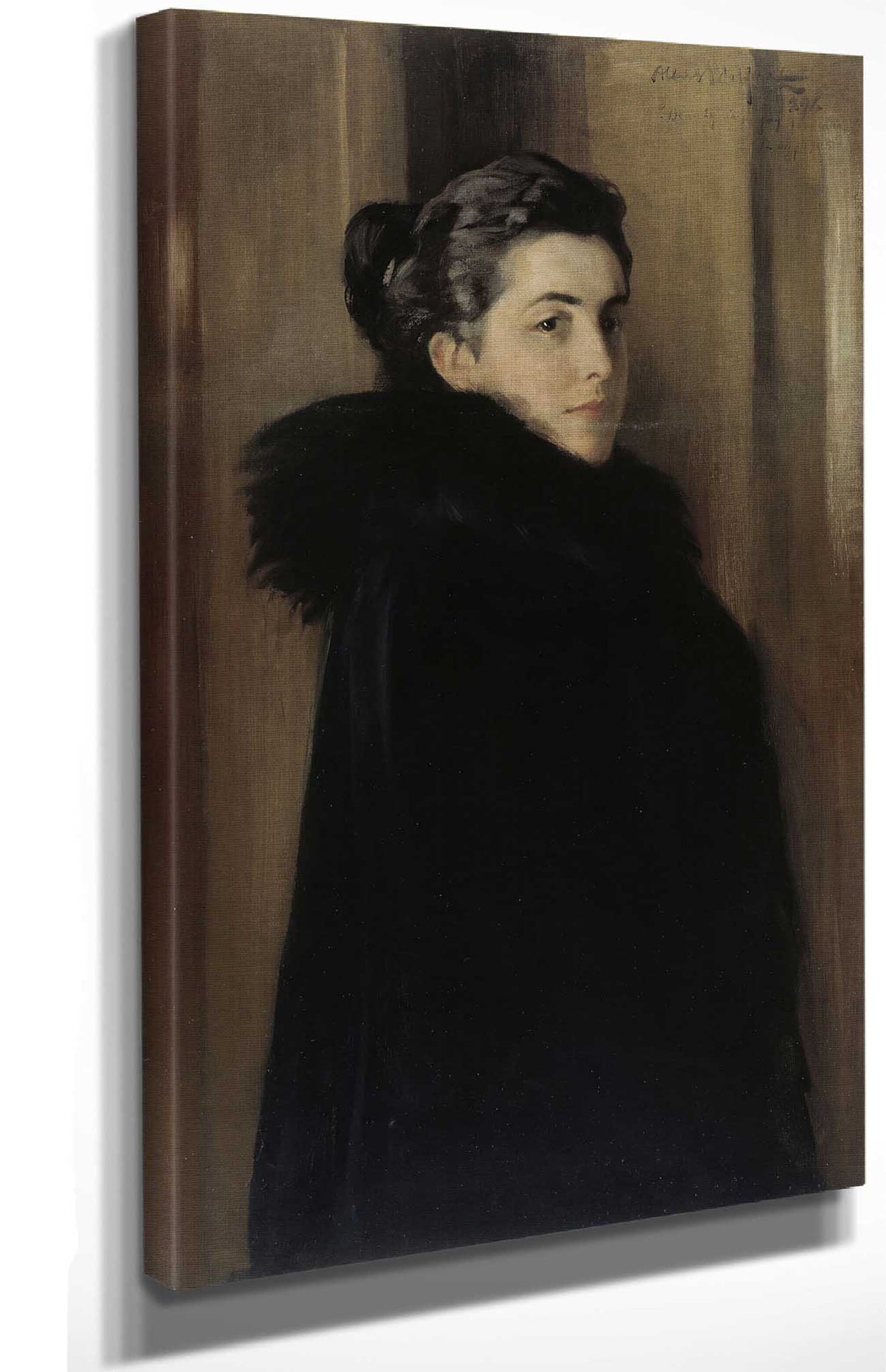 Portrait Of The Artists Wife Ellan Edelfelt by Albert Edelfelt Posters, Prints, & Visual Artwork