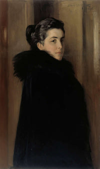 Portrait Of The Artists Wife Ellan Edelfelt by Albert Edelfelt Posters, Prints, & Visual Artwork