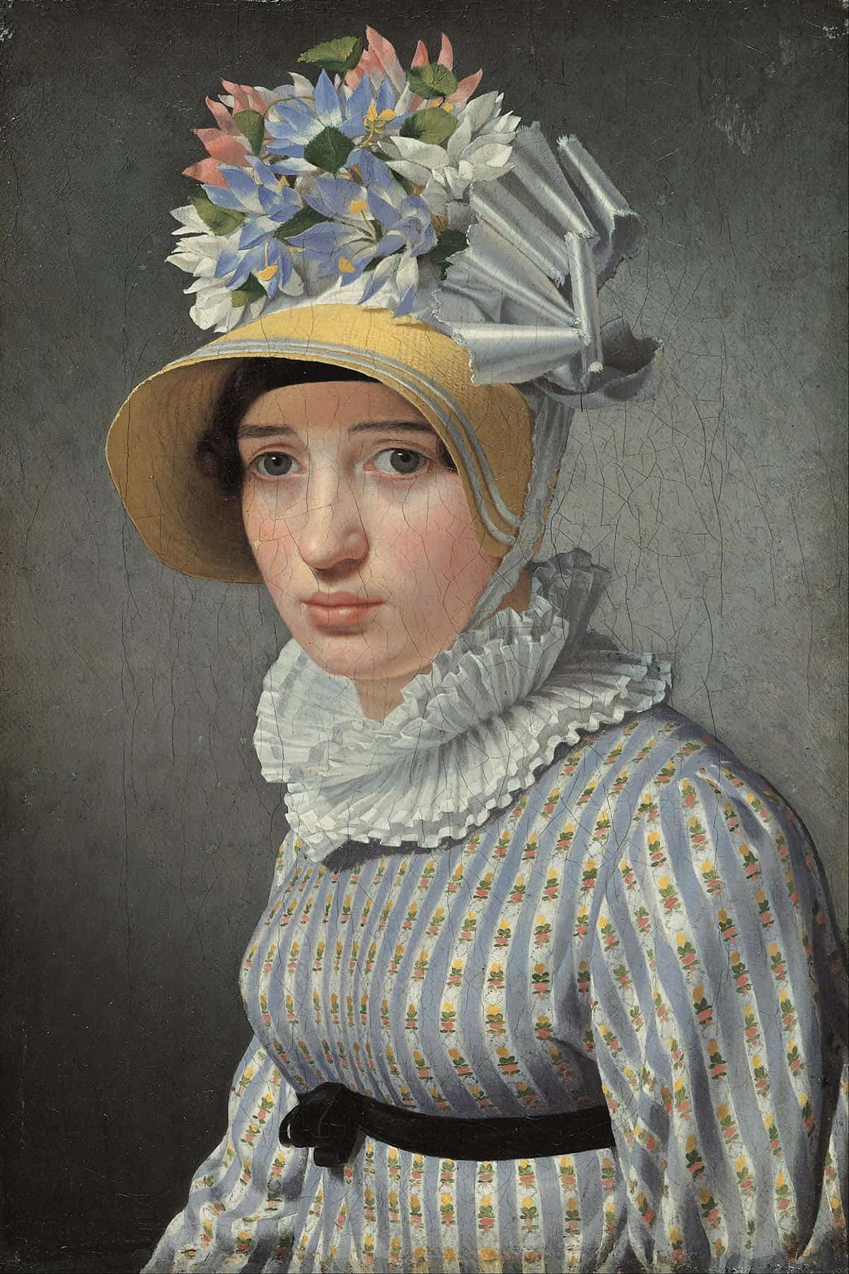 Portrait Of The Model Maddalena Or Anna Maria Uhden by Christoffer Wilhelm Eckersberg Posters, Prints, & Visual Artwork