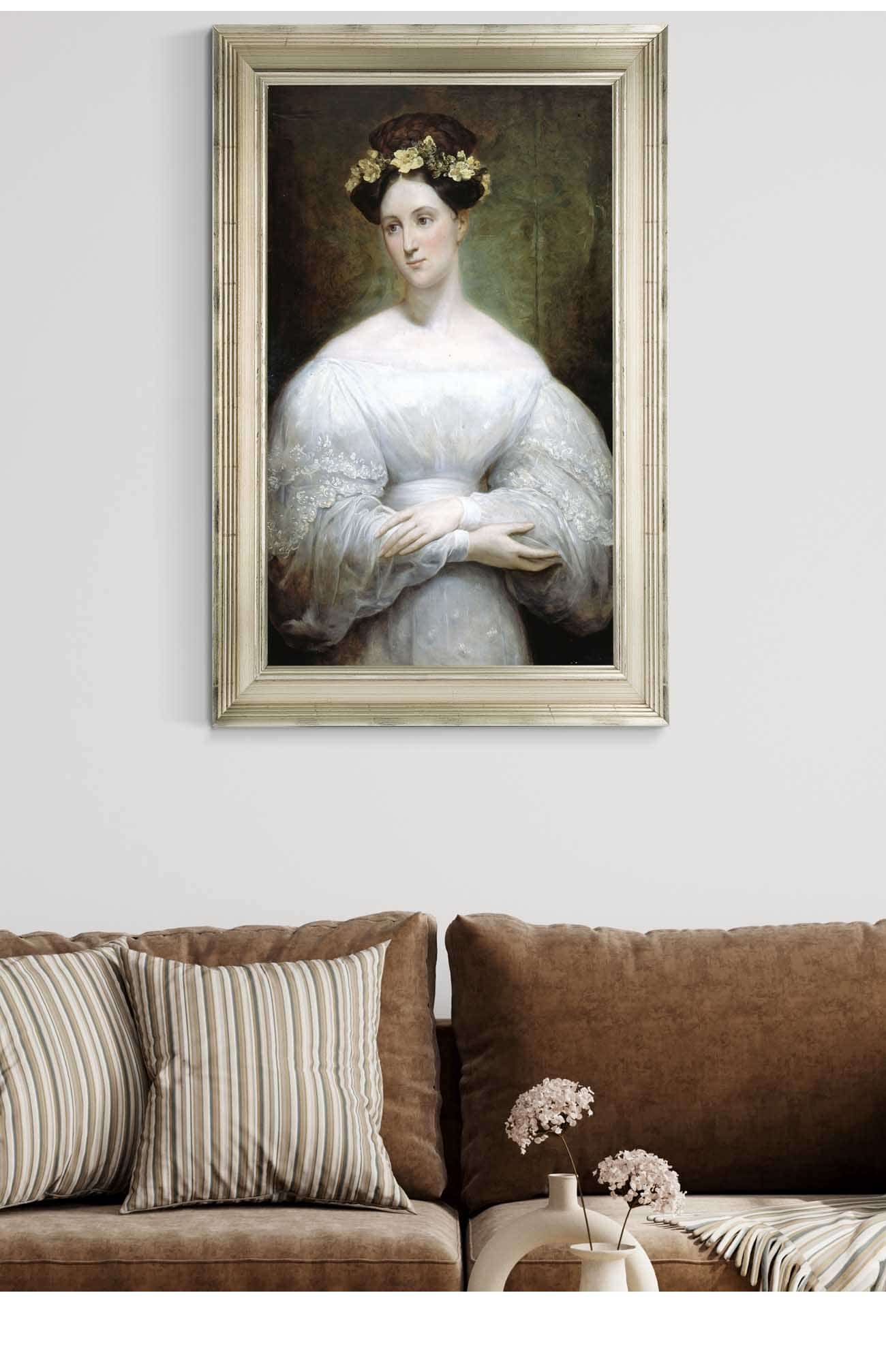 Portrait Presume De La Princesse Marie Dorleans by Ary Scheffer Posters, Prints, & Visual Artwork