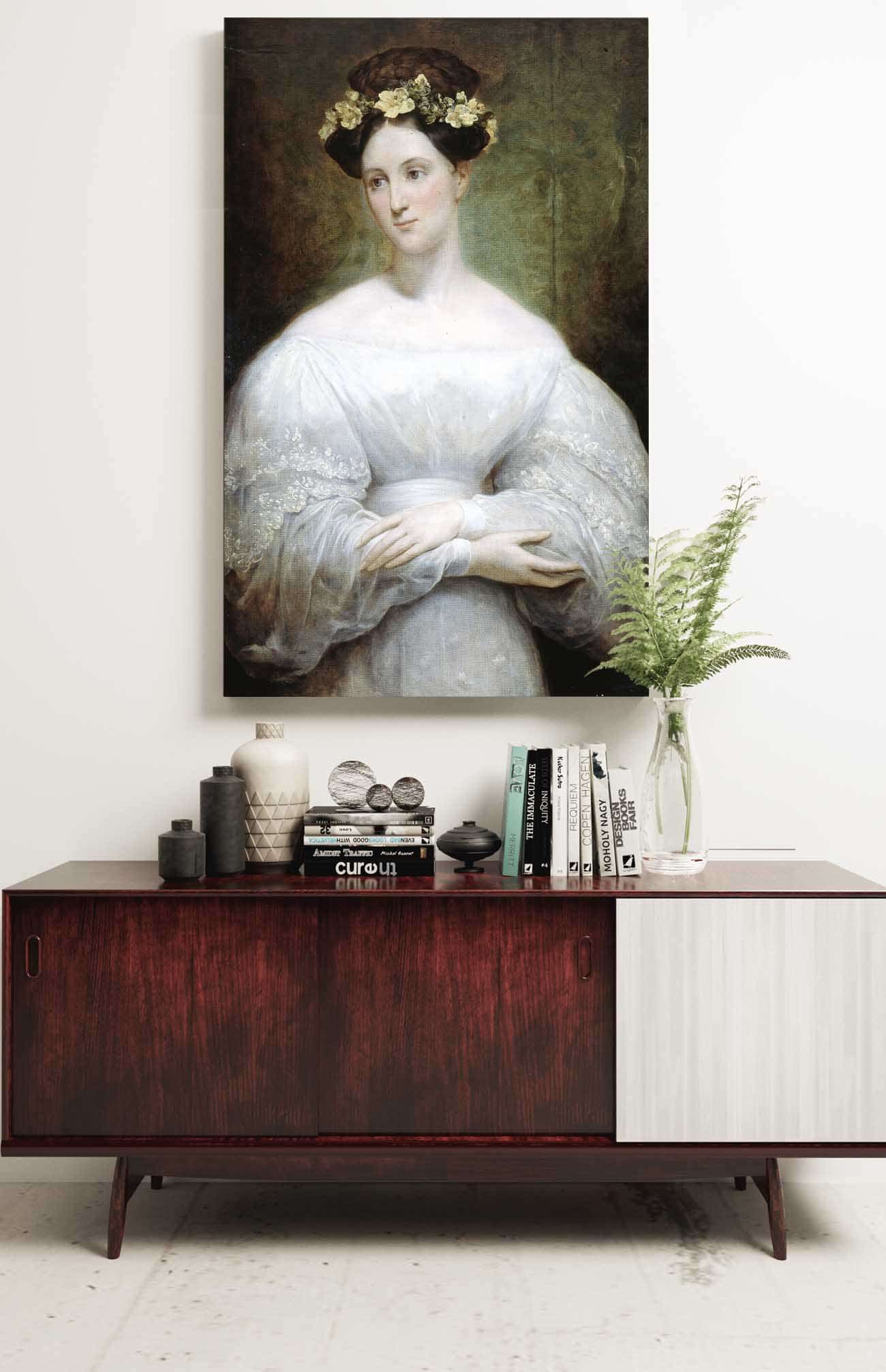 Portrait Presume De La Princesse Marie Dorleans by Ary Scheffer Posters, Prints, & Visual Artwork