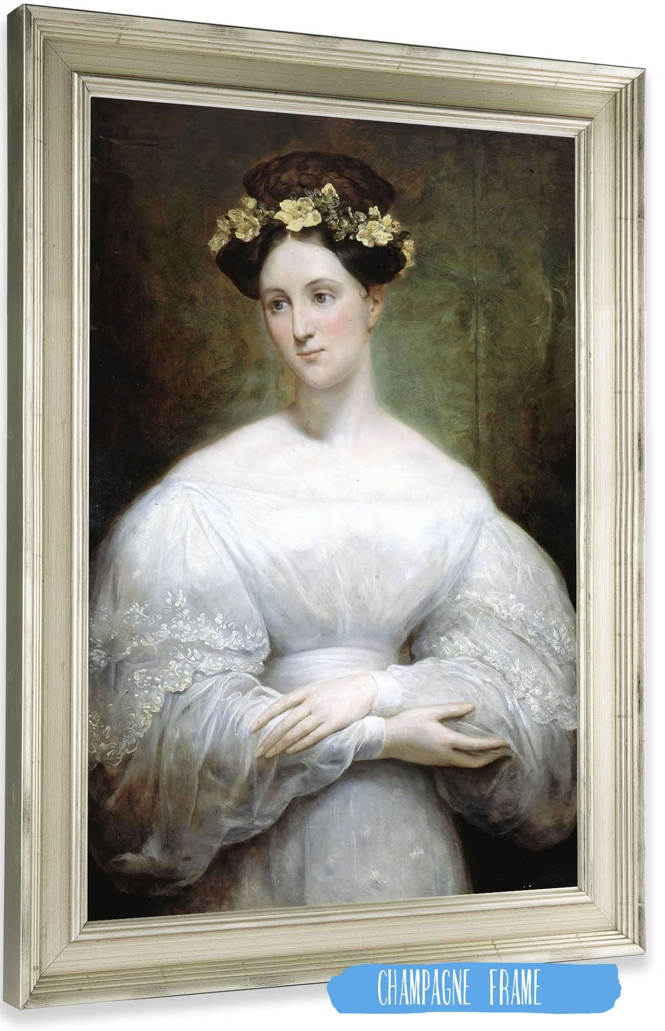 Portrait Presume De La Princesse Marie Dorleans by Ary Scheffer Posters, Prints, & Visual Artwork