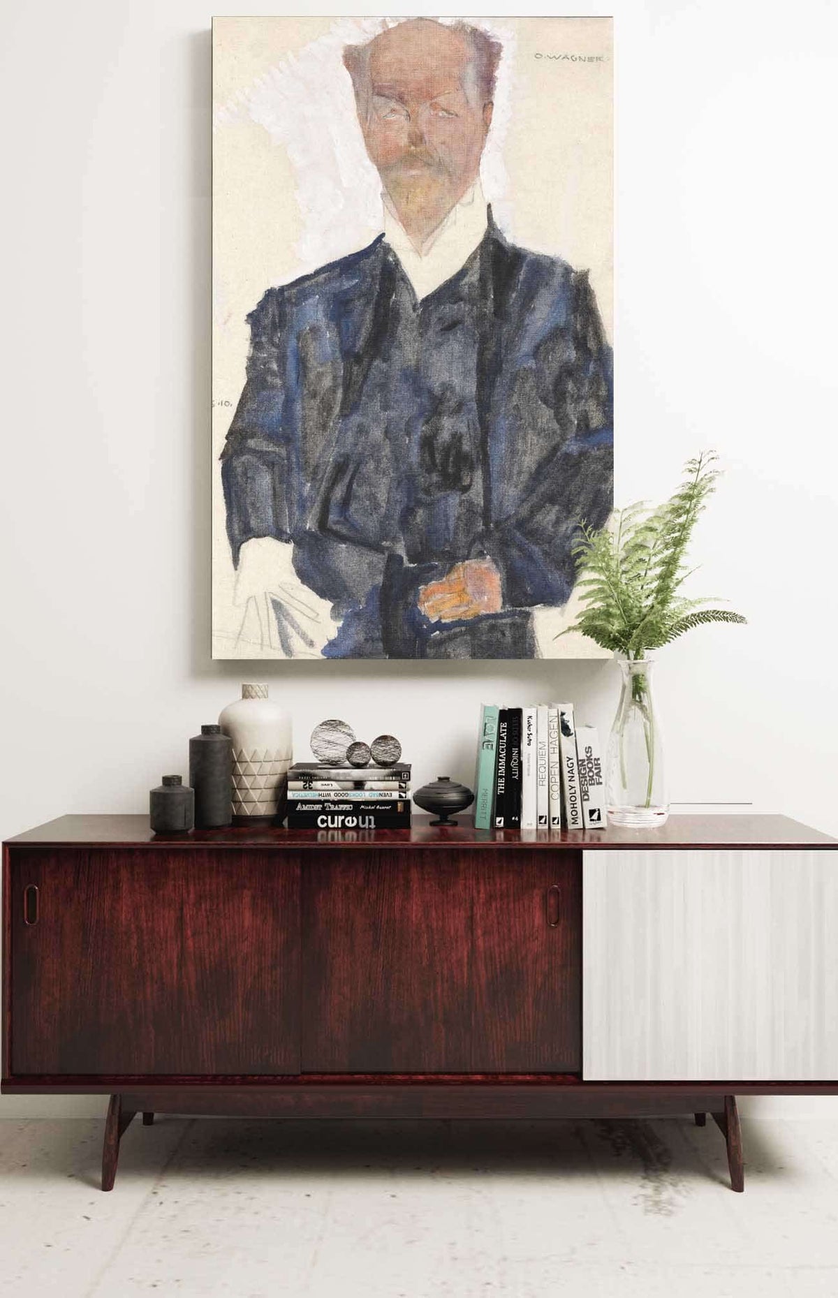 Portrat Otto Wagner by Egon Schiele Posters, Prints, & Visual Artwork