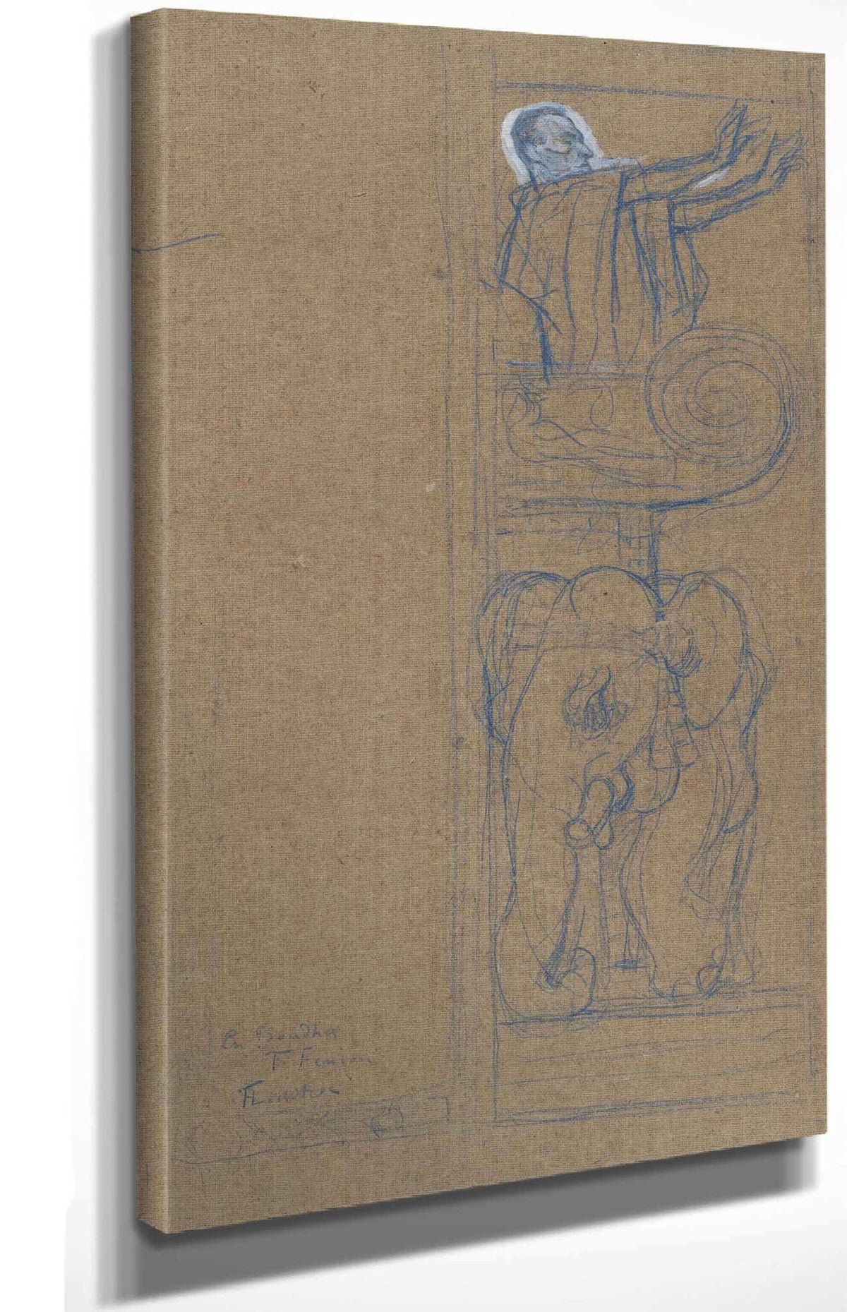 Preliminary Design For The Playbill To Le Chariot De Terre Cuite by Henri De Toulouse Lautrec Posters, Prints, & Visual Artwork