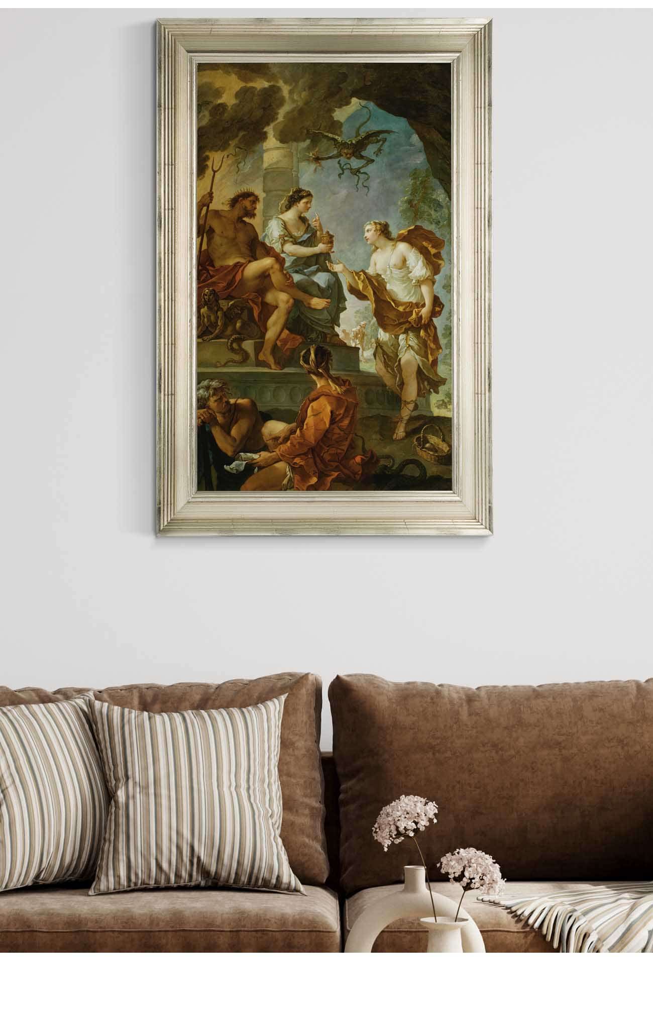 Psyche Obtaining The Elixir Of Beauty From Proserpine by Charles Joseph Natoire Posters, Prints, & Visual Artwork