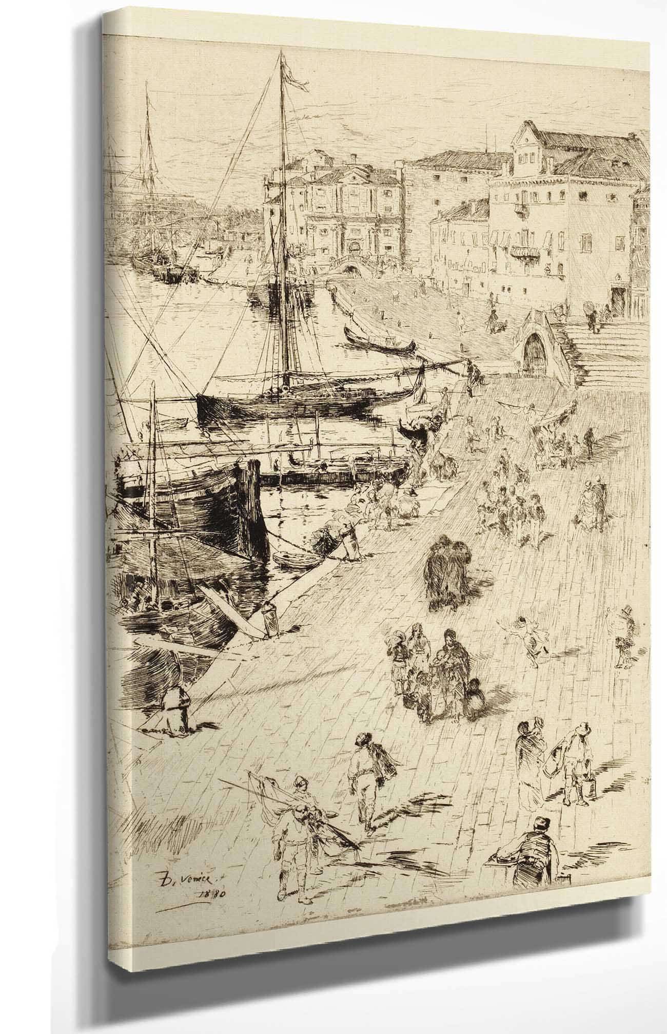 Riva Degli Schiavoni Ii by Frank Duveneck Posters, Prints, & Visual Artwork