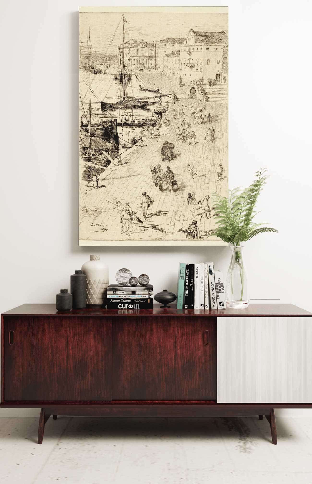 Riva Degli Schiavoni Ii by Frank Duveneck Posters, Prints, & Visual Artwork