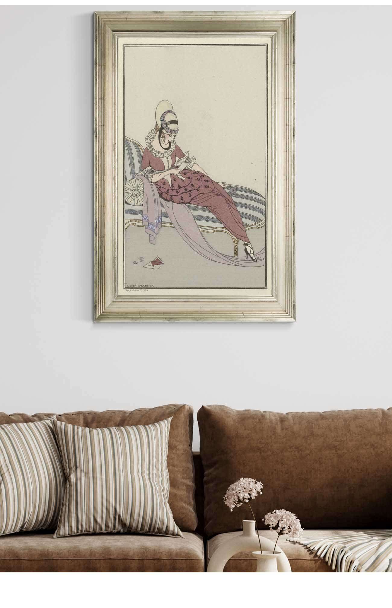 Robe De Gabardin by Gerda Wegener Posters, Prints, & Visual Artwork
