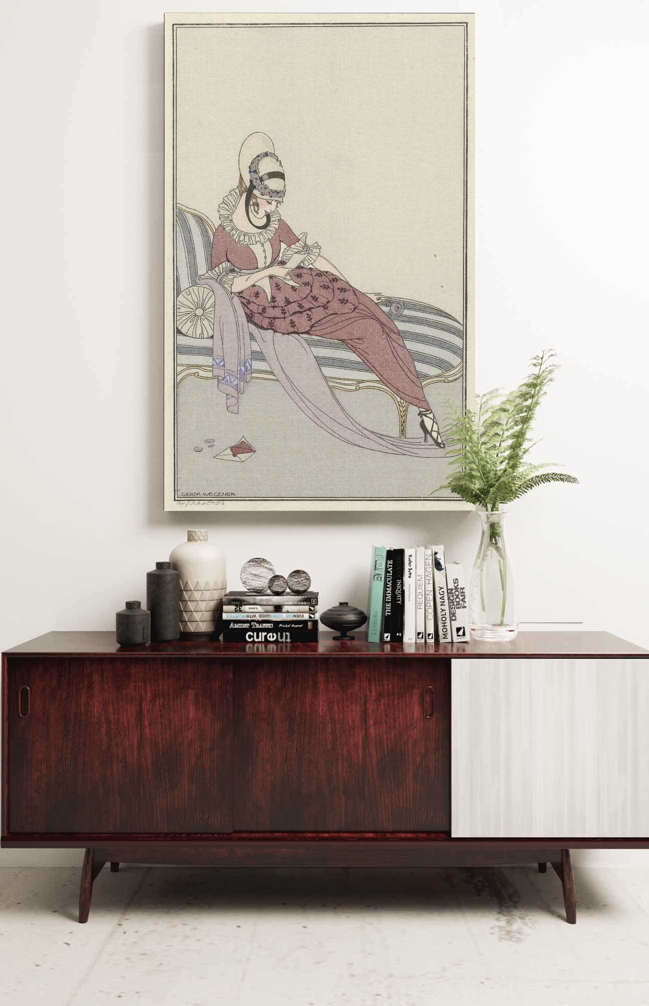 Robe De Gabardin by Gerda Wegener Posters, Prints, & Visual Artwork