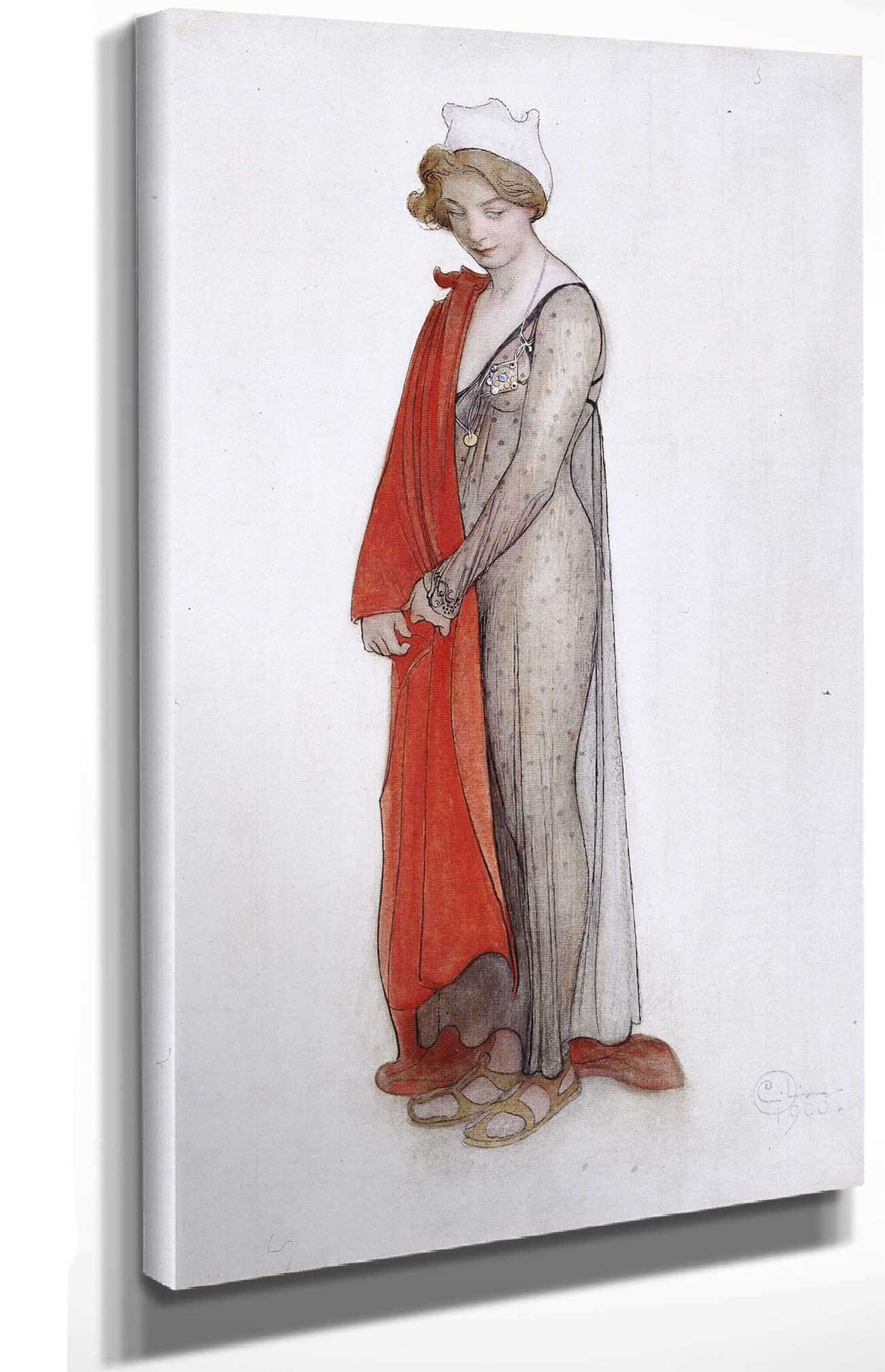 Rouge Et Noir by Carl Larsson Posters, Prints, & Visual Artwork