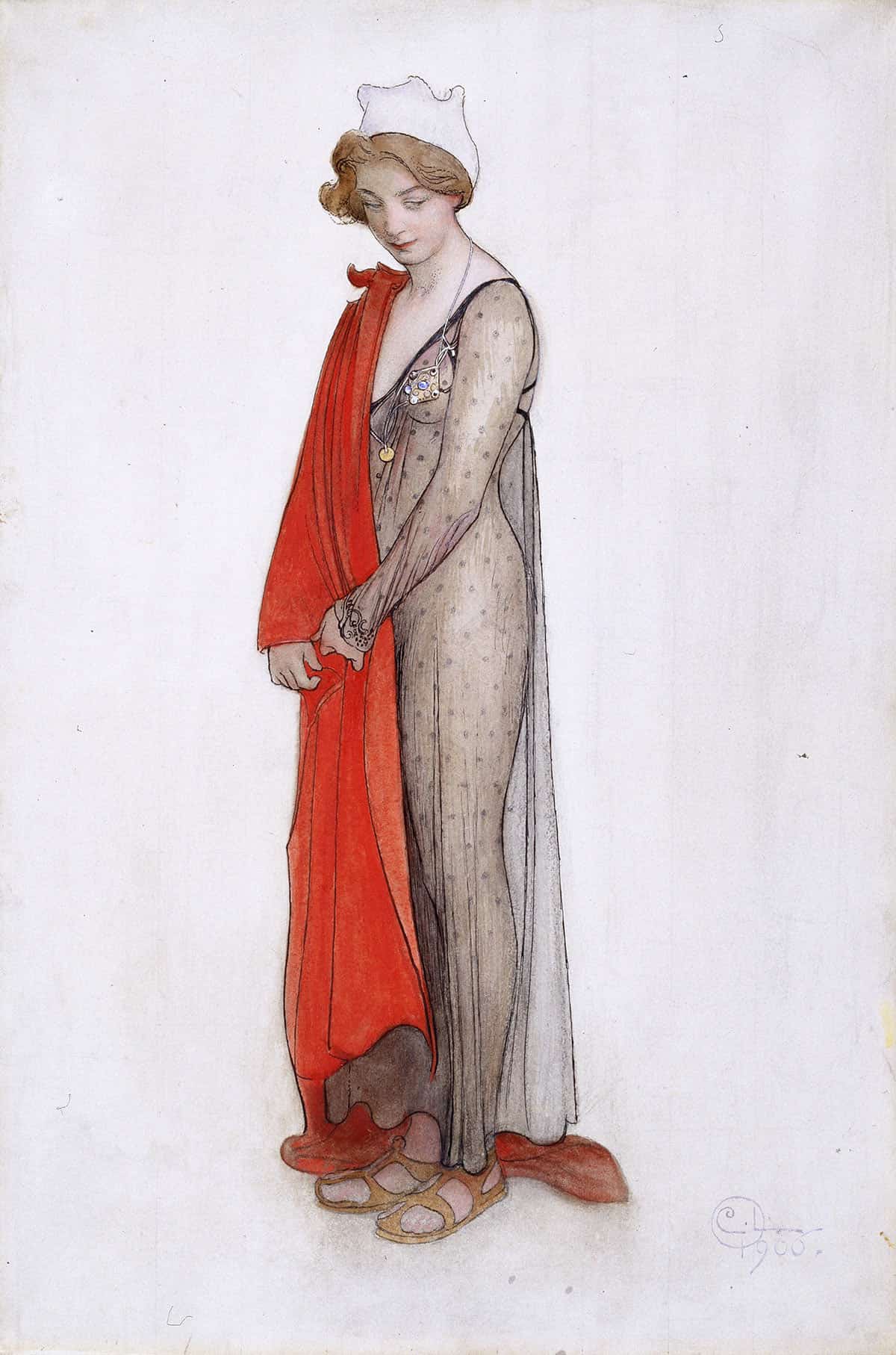 Rouge Et Noir by Carl Larsson Posters, Prints, & Visual Artwork