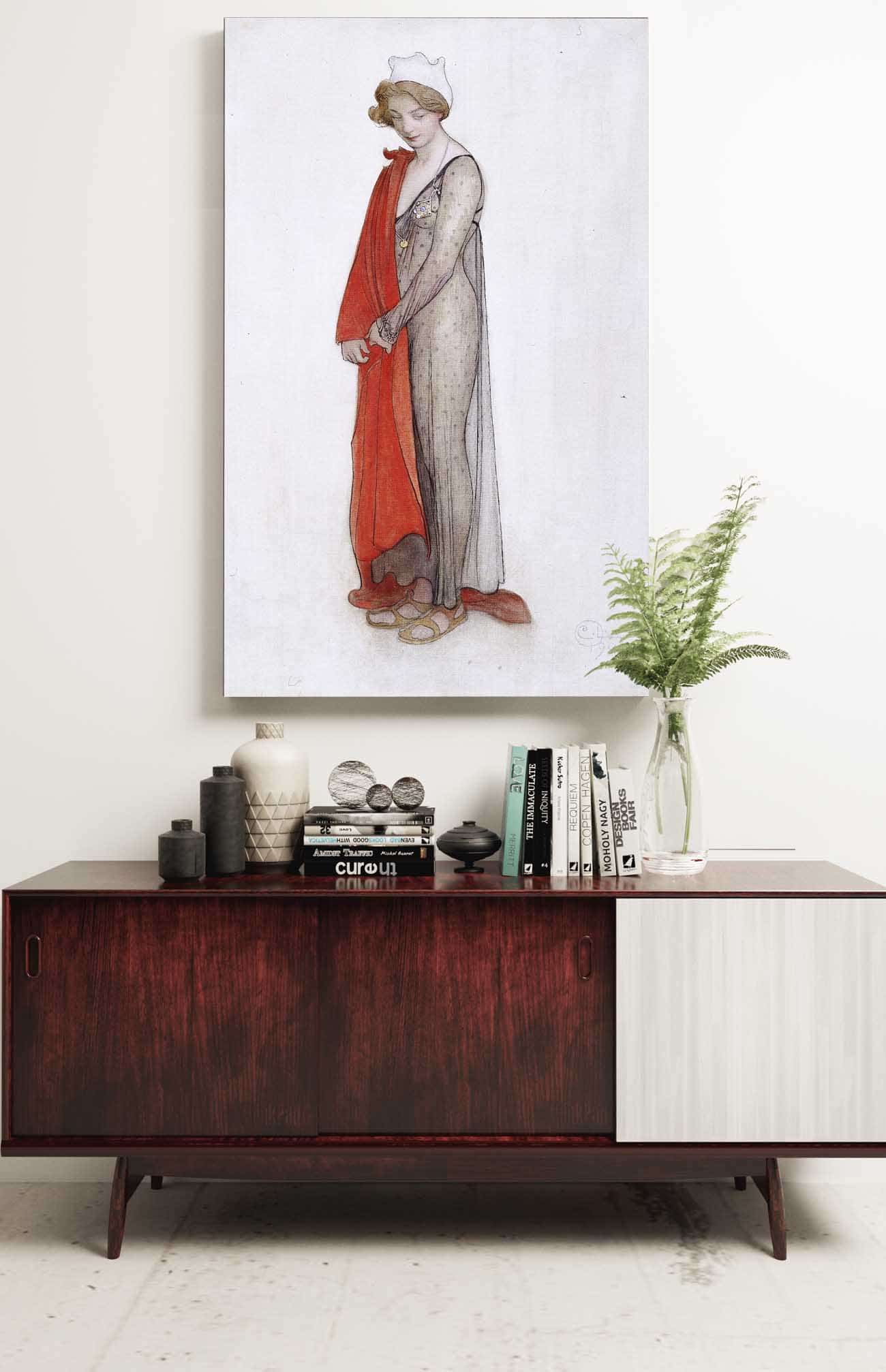 Rouge Et Noir by Carl Larsson Posters, Prints, & Visual Artwork