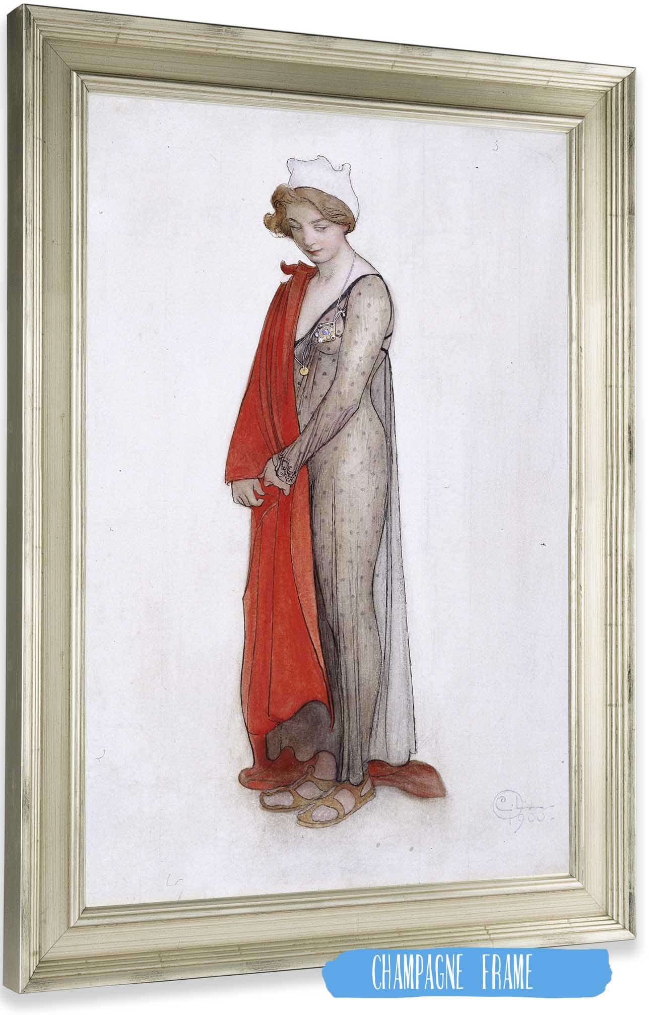 Rouge Et Noir by Carl Larsson Posters, Prints, & Visual Artwork