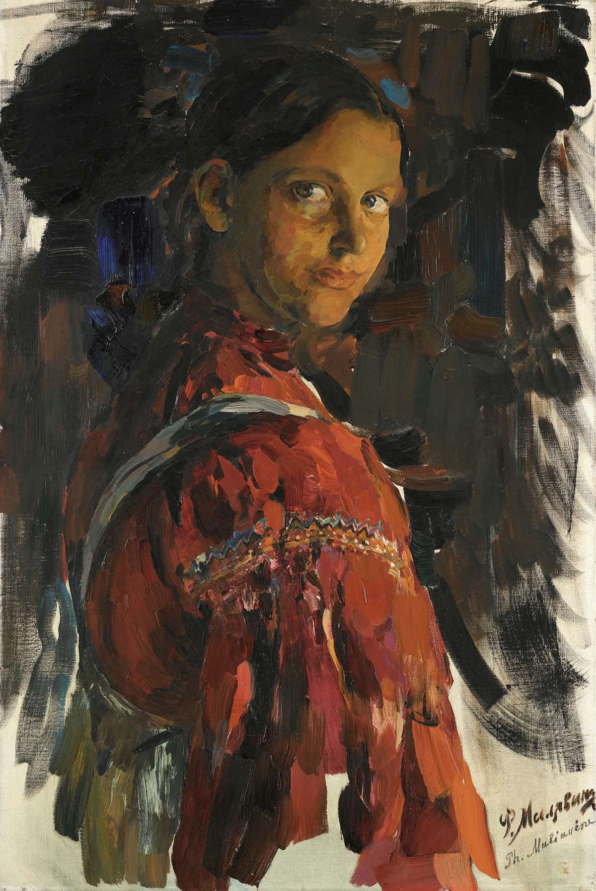 Russian Beauty by Filipp Malyavin Posters, Prints, & Visual Artwork