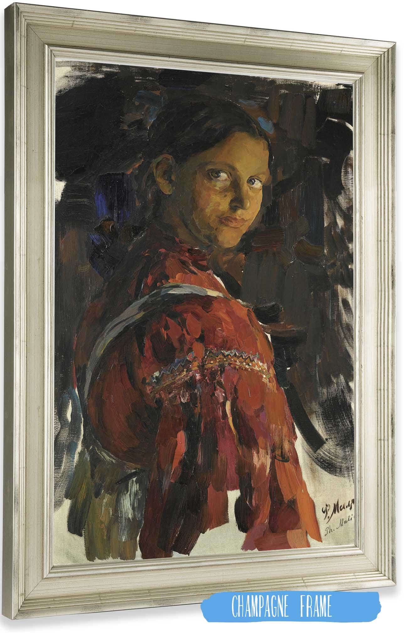 Russian Beauty by Filipp Malyavin Posters, Prints, & Visual Artwork