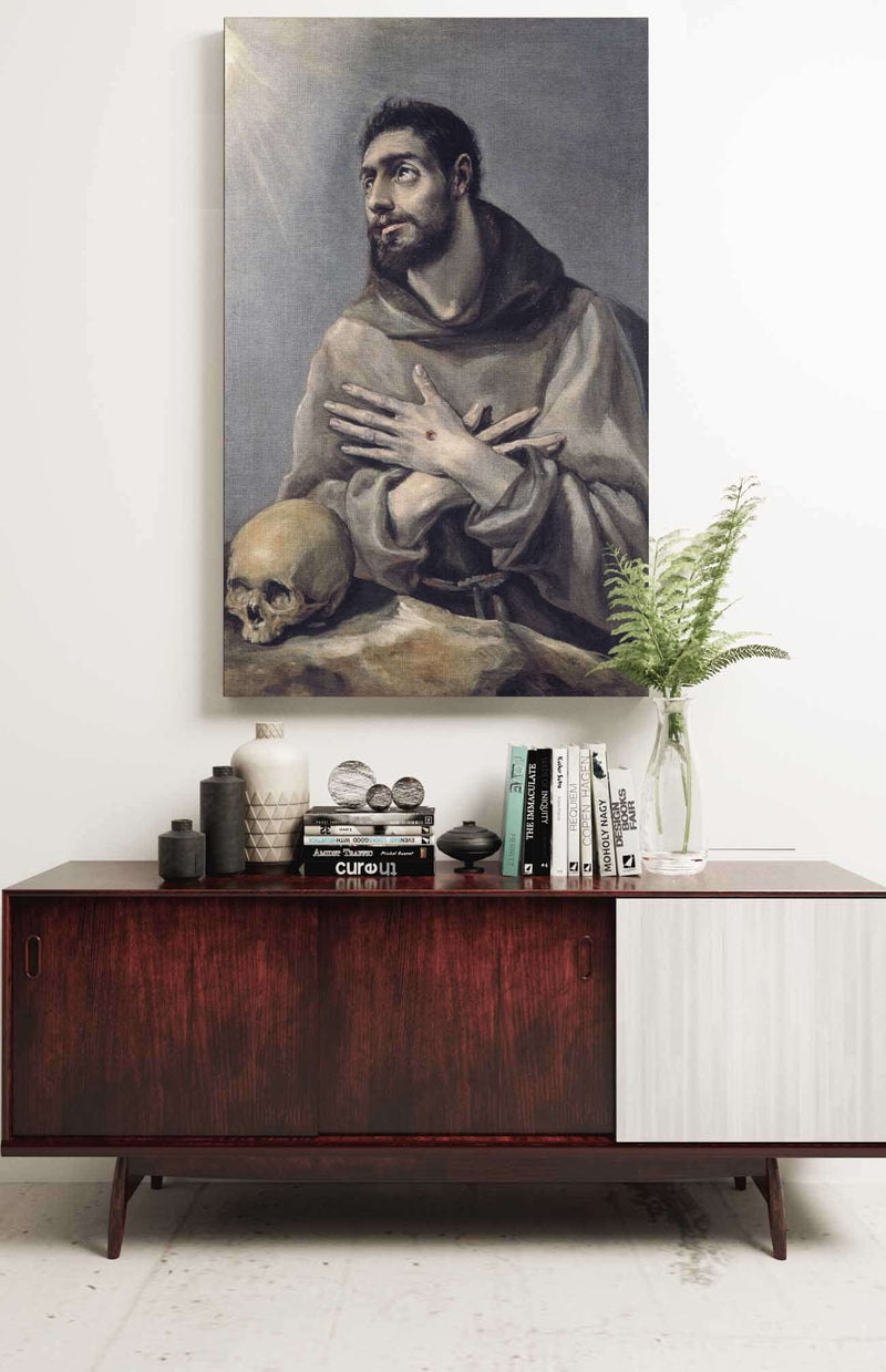 Saint Francis In Ecstasy by El Greco Posters, Prints, & Visual Artwork