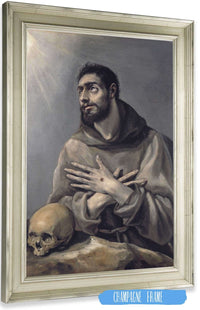 Saint Francis In Ecstasy by El Greco Posters, Prints, & Visual Artwork