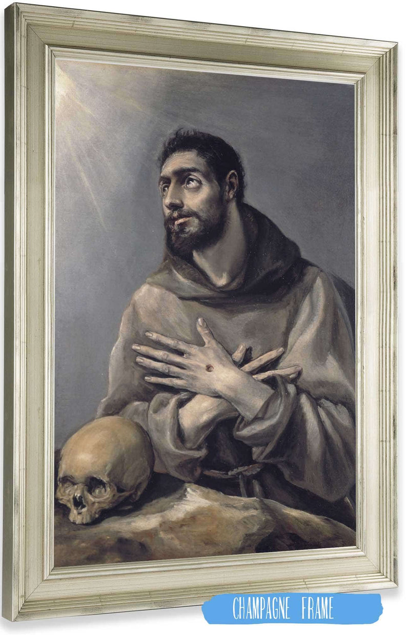 Saint Francis In Ecstasy by El Greco Posters, Prints, & Visual Artwork