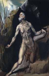 Saint Jerome by El Greco Posters, Prints, & Visual Artwork