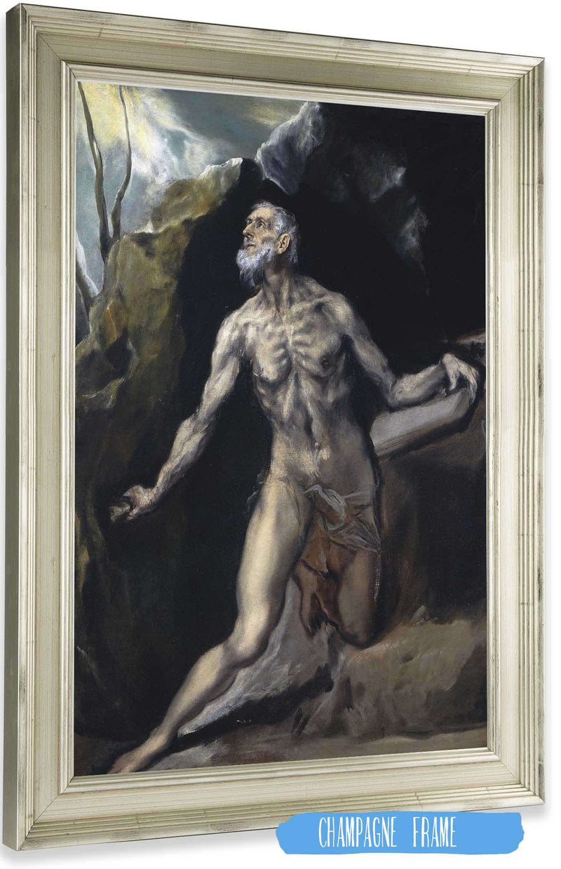 Saint Jerome by El Greco Posters, Prints, & Visual Artwork