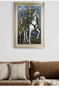 Saint Martin And The Beggar by El Greco Posters, Prints, & Visual Artwork