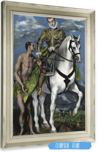 Saint Martin And The Beggar by El Greco Posters, Prints, & Visual Artwork