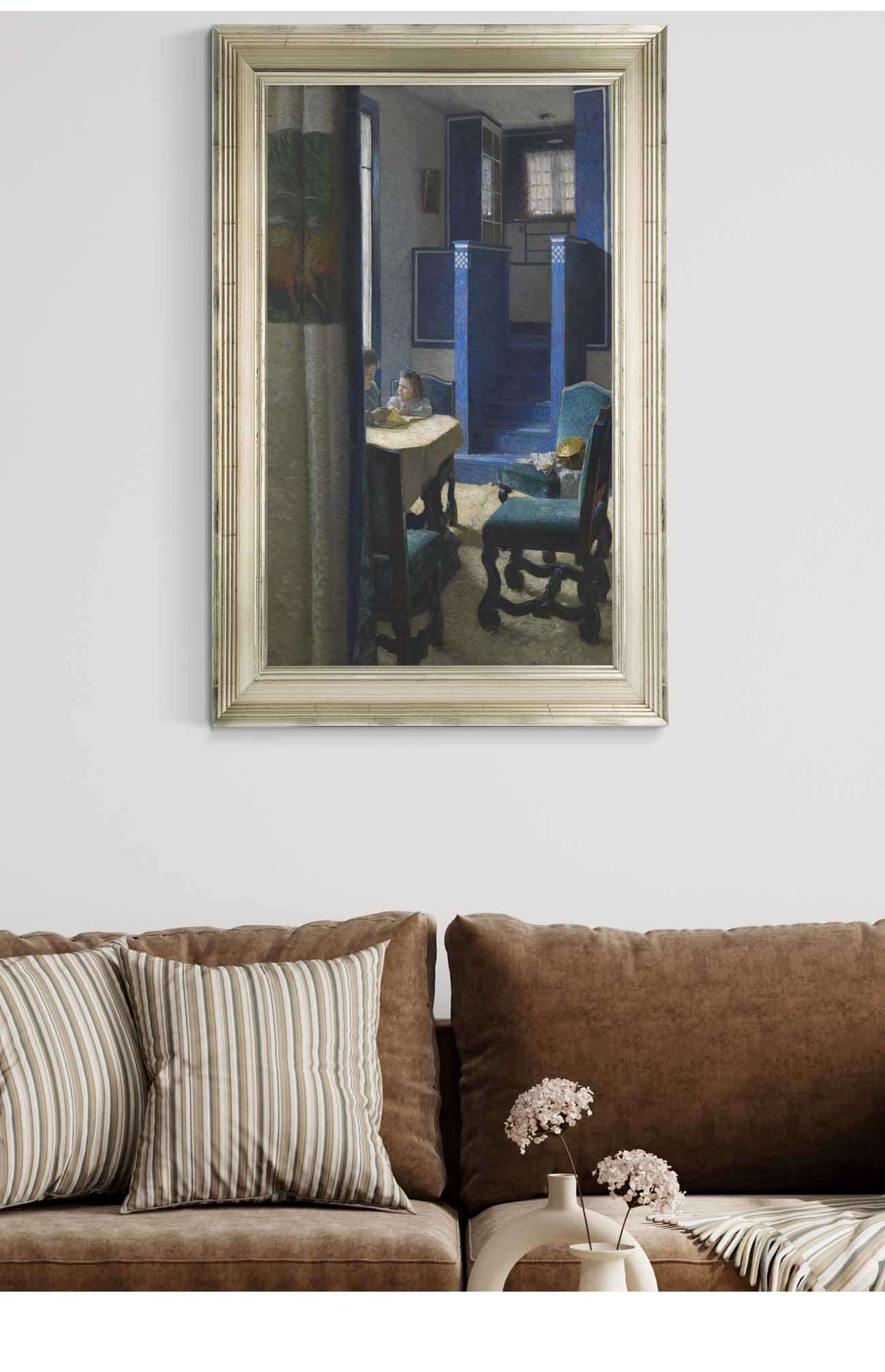 Salon Im Haus Auf Der Hohen Warte by Carl Moll Posters, Prints, & Visual Artwork
