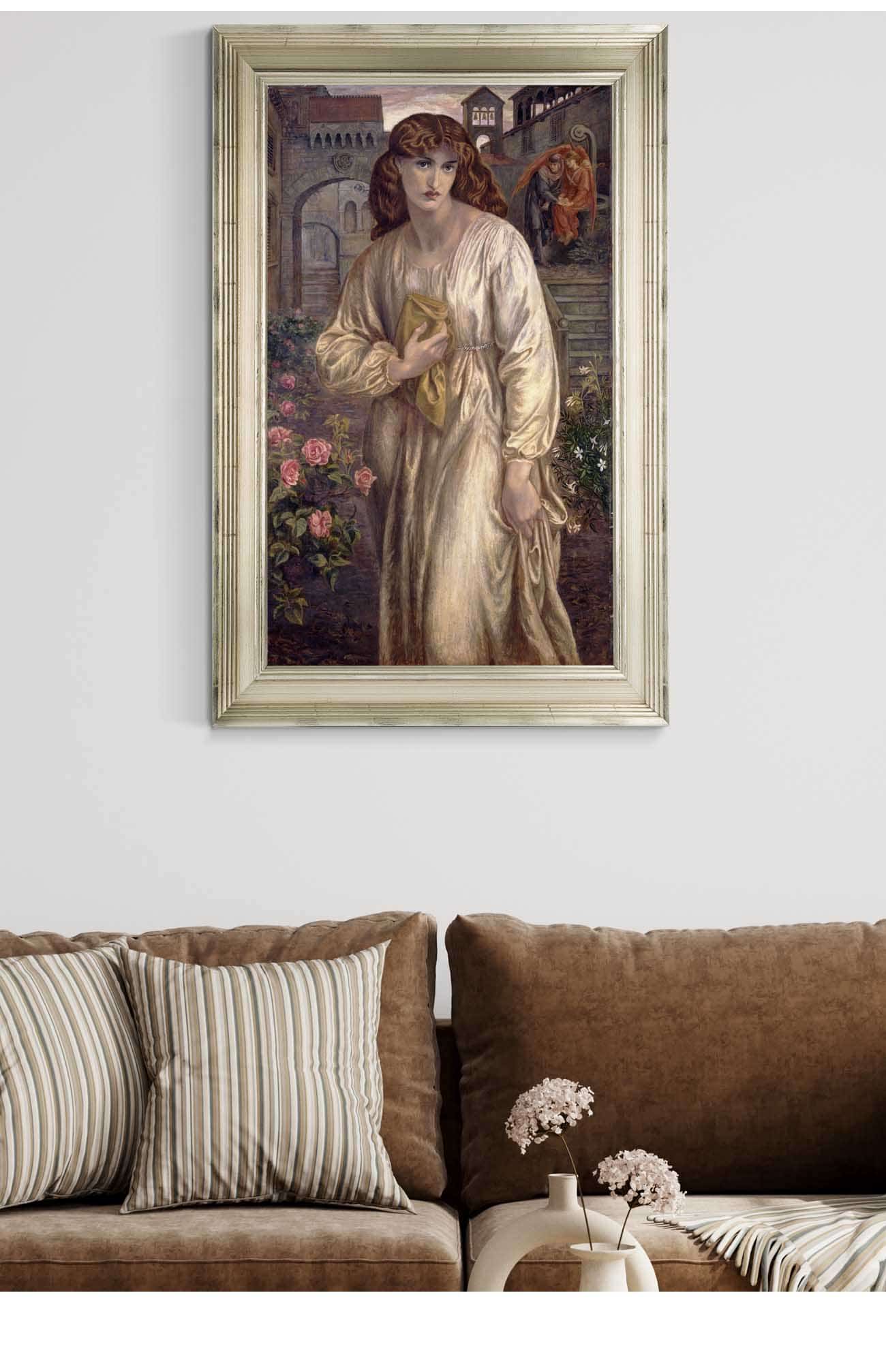 Salutation Of Beatrice by Dante Gabriel Rossetti Posters, Prints, & Visual Artwork