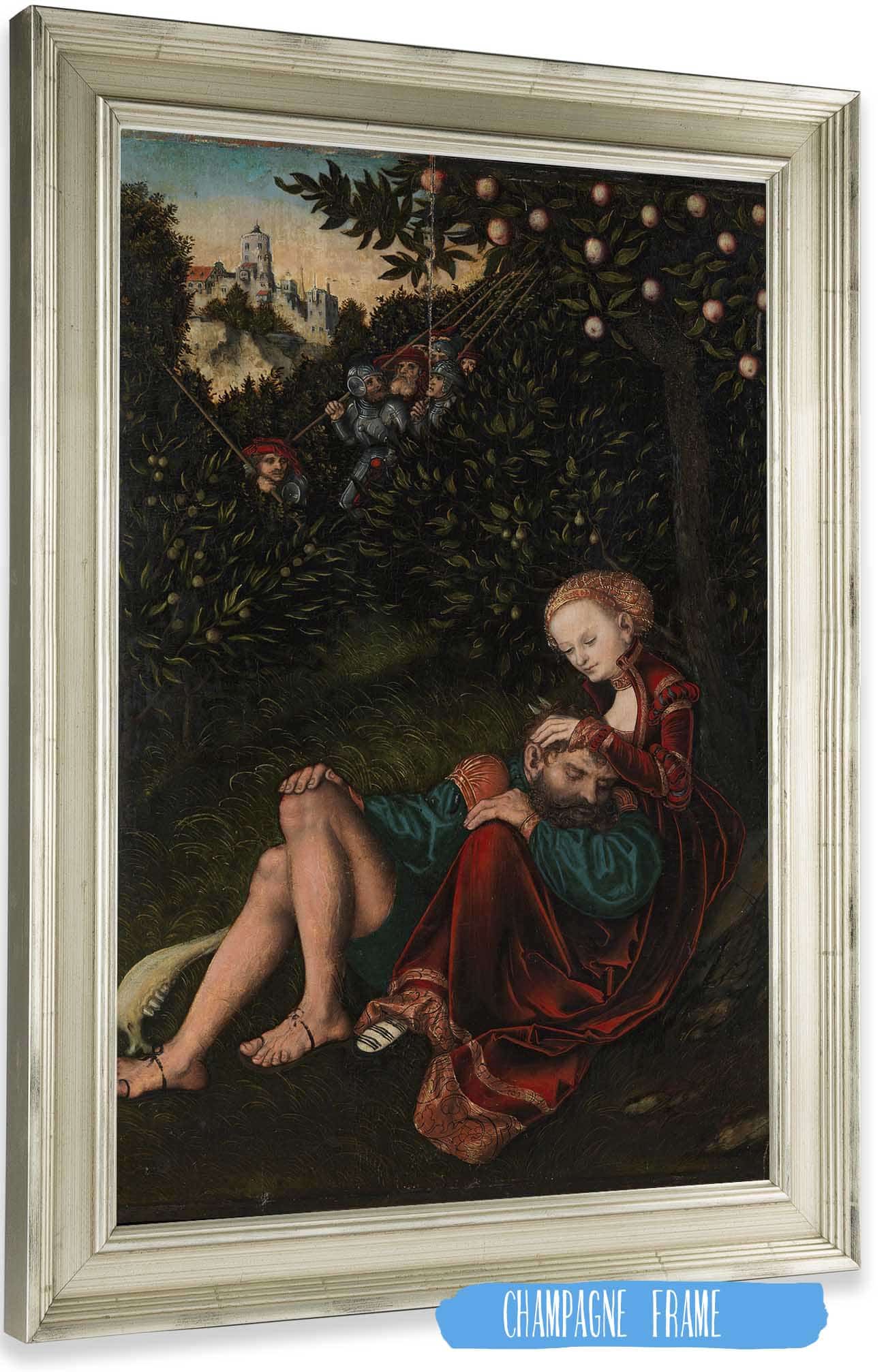 Samson And Delilah   by Lucas Cranach The Elder Posters, Prints, & Visual Artwork