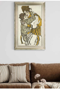 Schieles Wife With Her Little Nephew by Egon Schiele Posters, Prints, & Visual Artwork