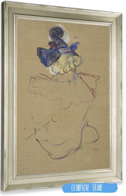 Seated Woman From Behind Study For Au Moulin Rouge by Henri De Toulouse Lautrec Posters, Prints, & Visual Artwork