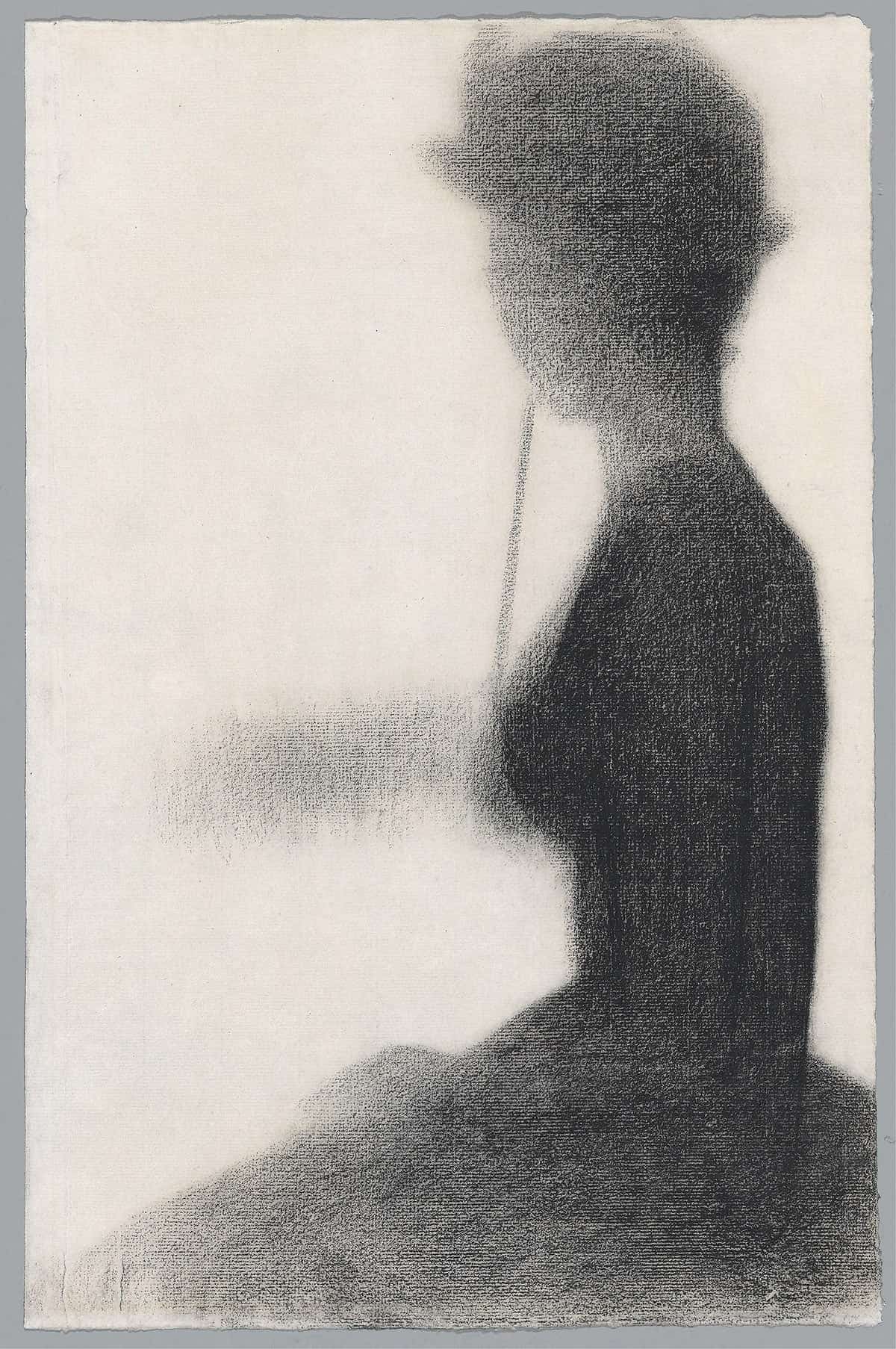 Seated Woman With A Parasol   by Georges Seurat Posters, Prints, & Visual Artwork