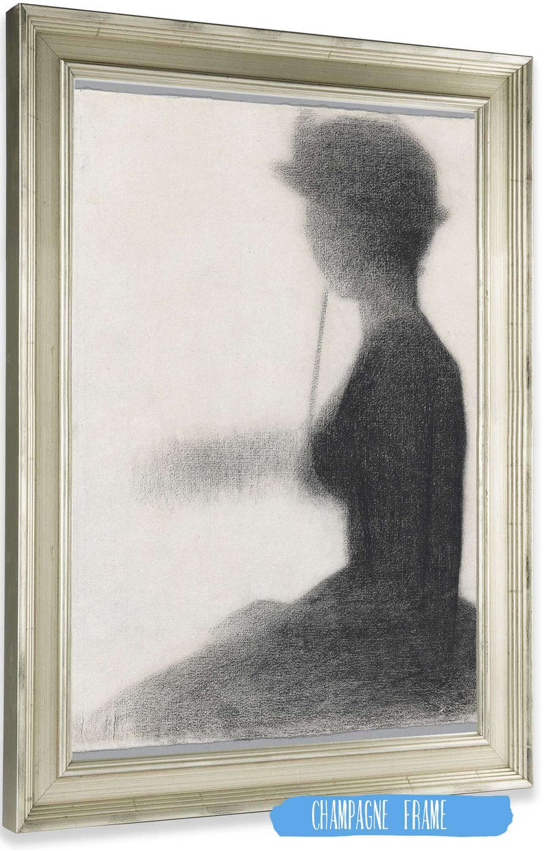 Seated Woman With A Parasol   by Georges Seurat Posters, Prints, & Visual Artwork