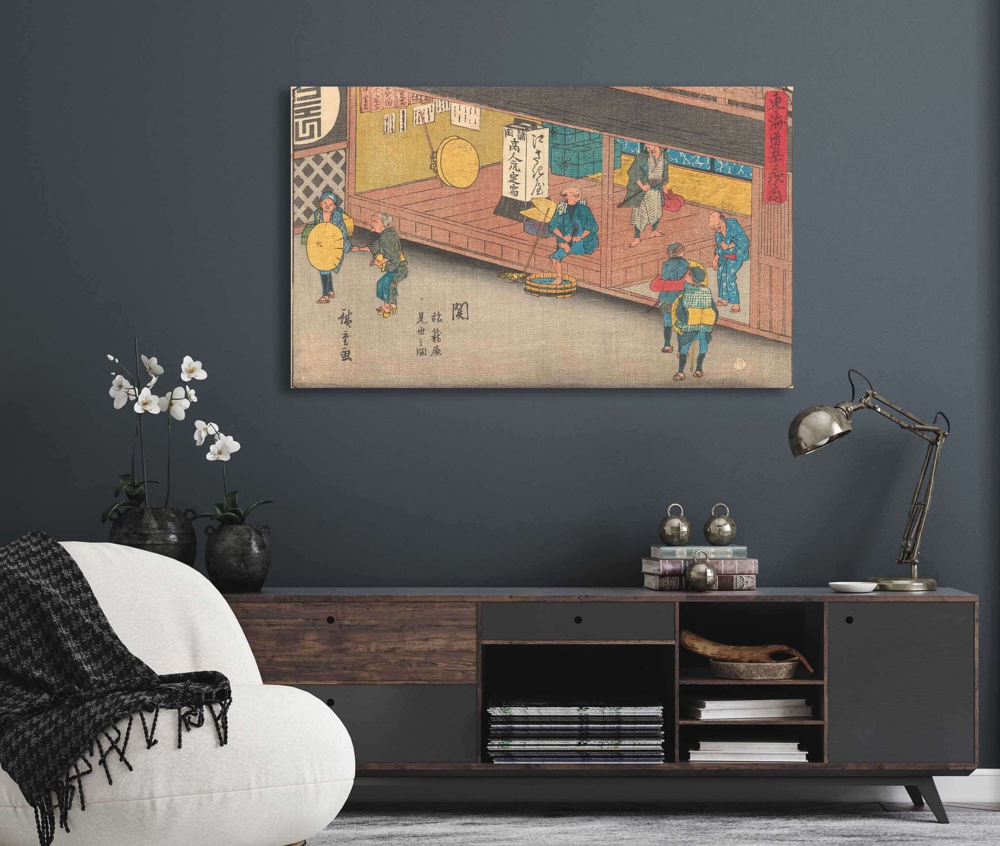 Seki   by Ando Hiroshige Posters, Prints, & Visual Artwork