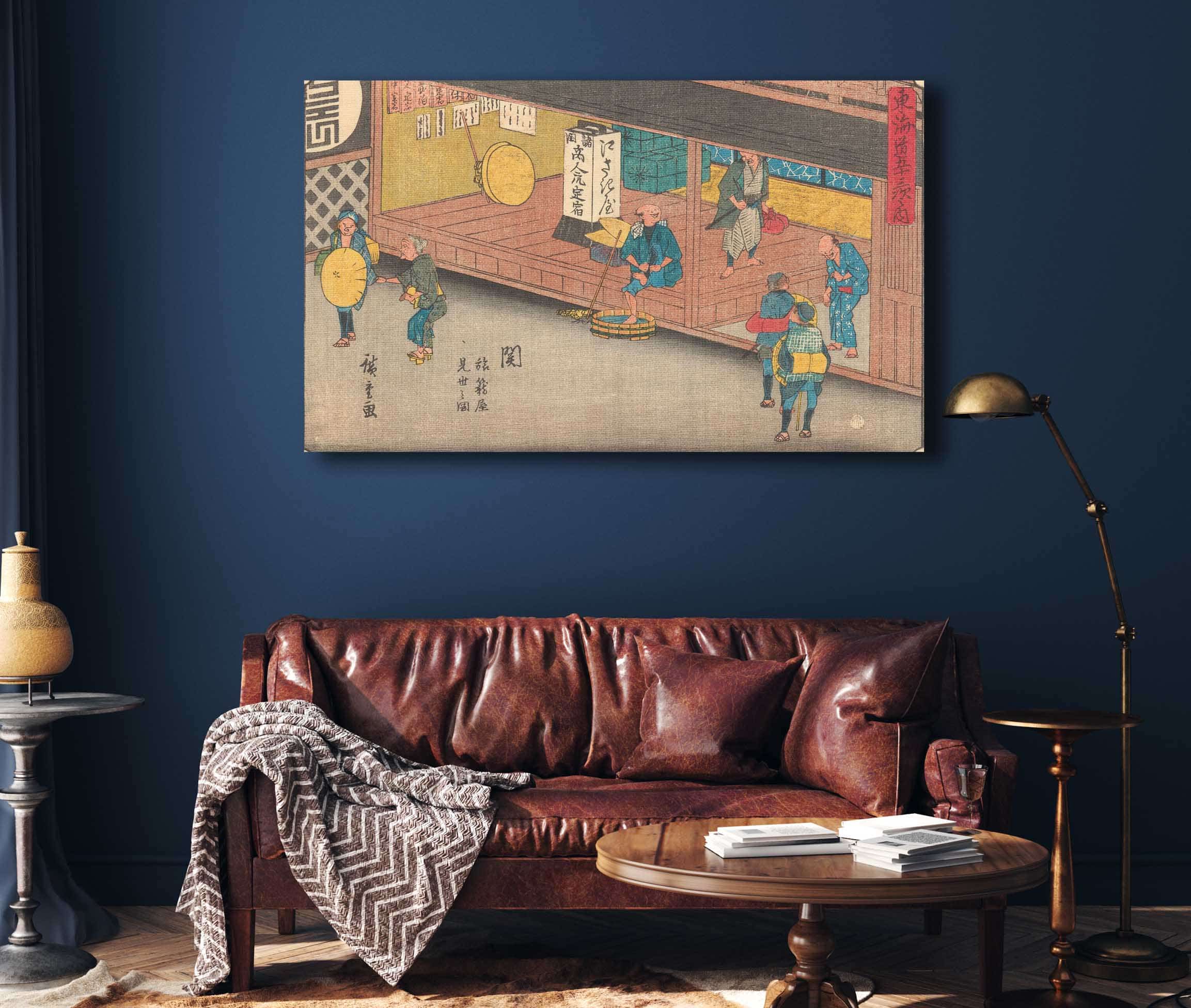 Seki   by Ando Hiroshige Posters, Prints, & Visual Artwork