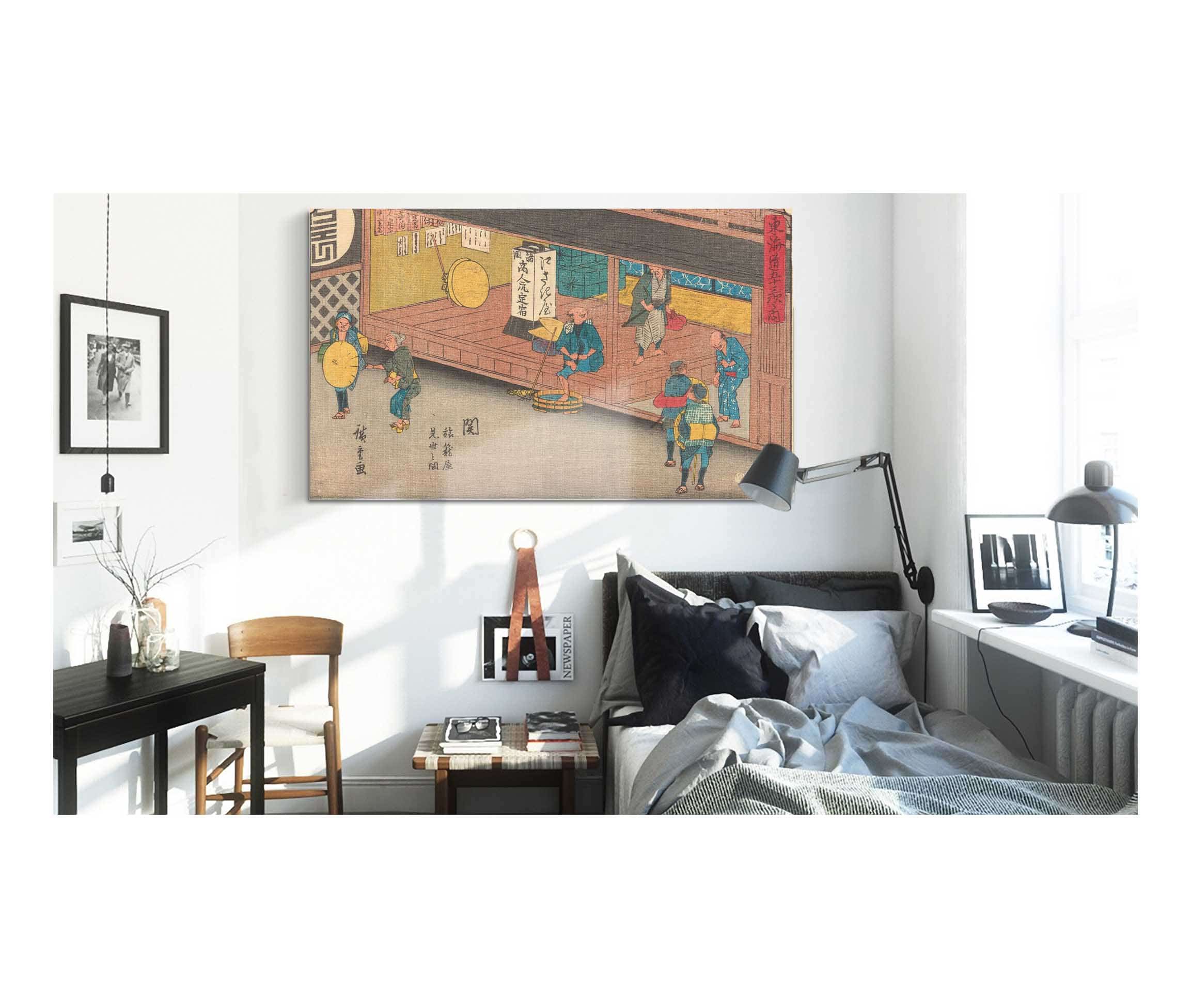 Seki   by Ando Hiroshige Posters, Prints, & Visual Artwork