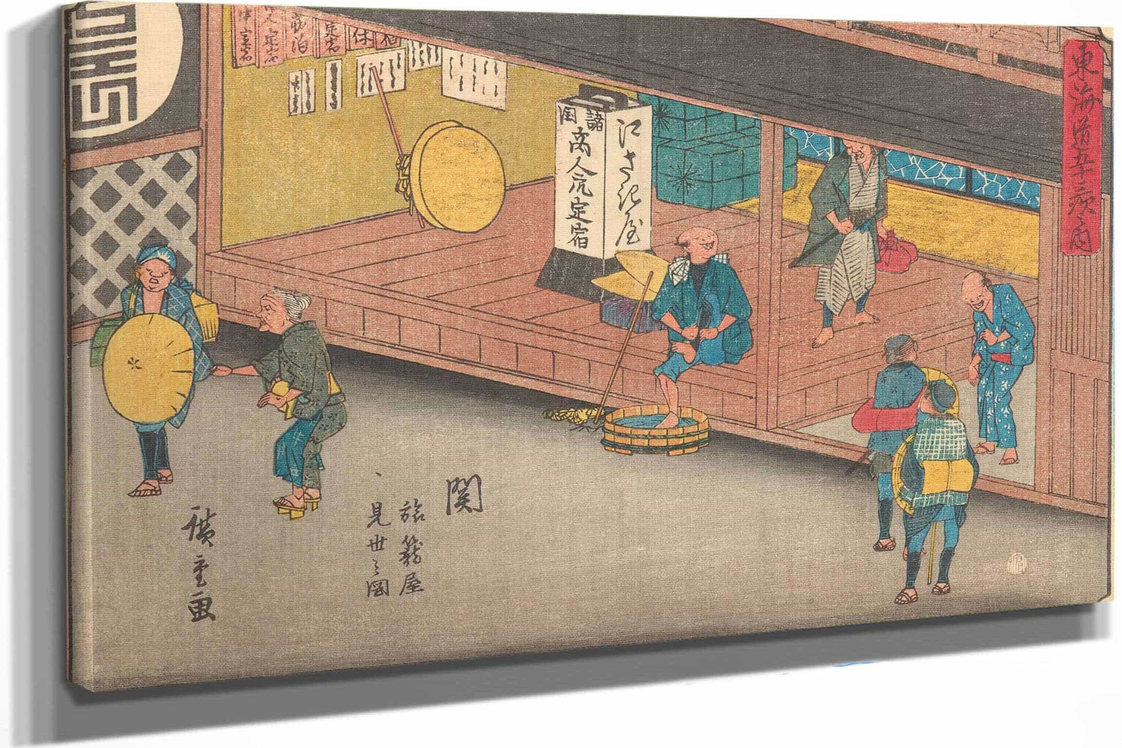 Seki   by Ando Hiroshige Posters, Prints, & Visual Artwork