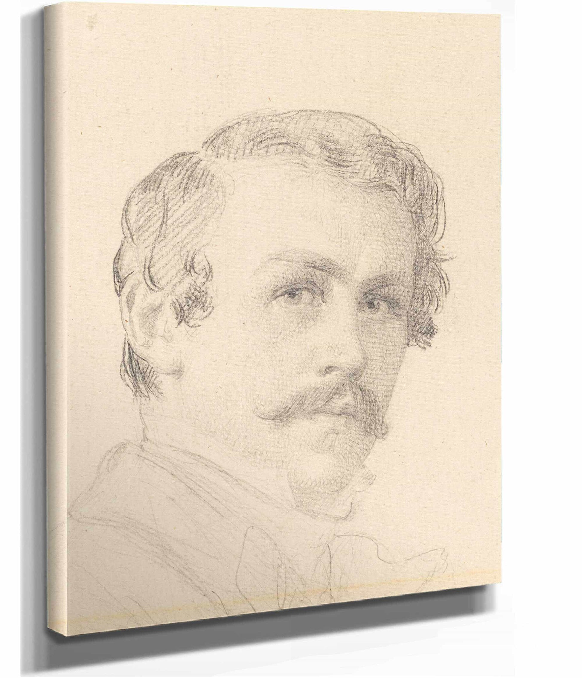 Self Portrait by Eastman Johnson Posters, Prints, & Visual Artwork
