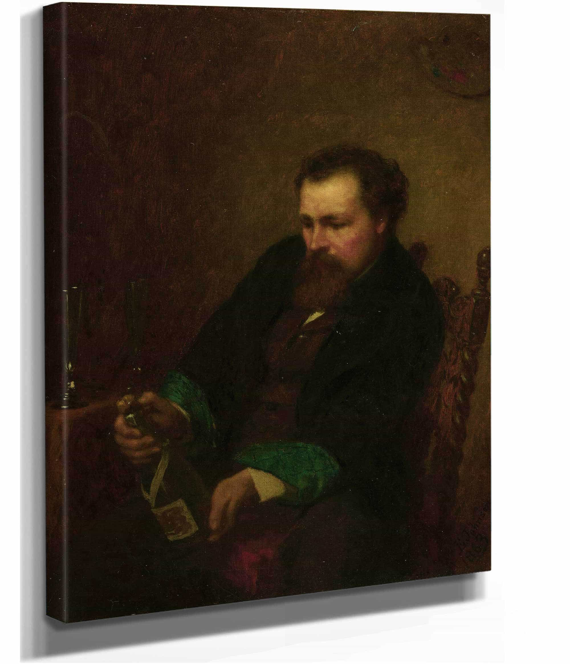 Self Portrait by Eastman Johnson Posters, Prints, & Visual Artwork