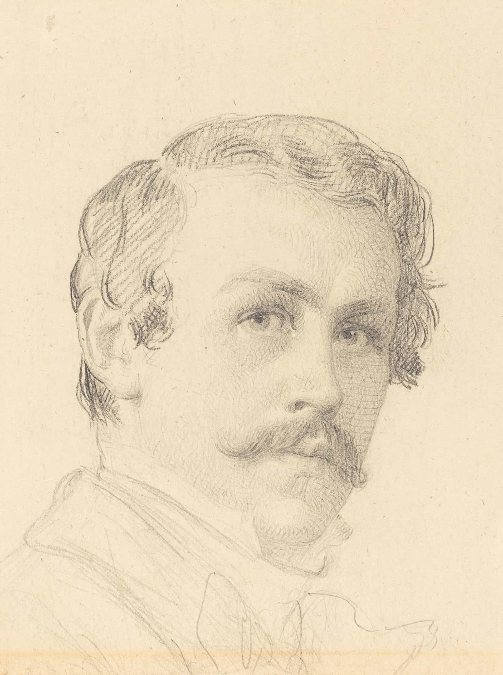Self Portrait by Eastman Johnson Posters, Prints, & Visual Artwork