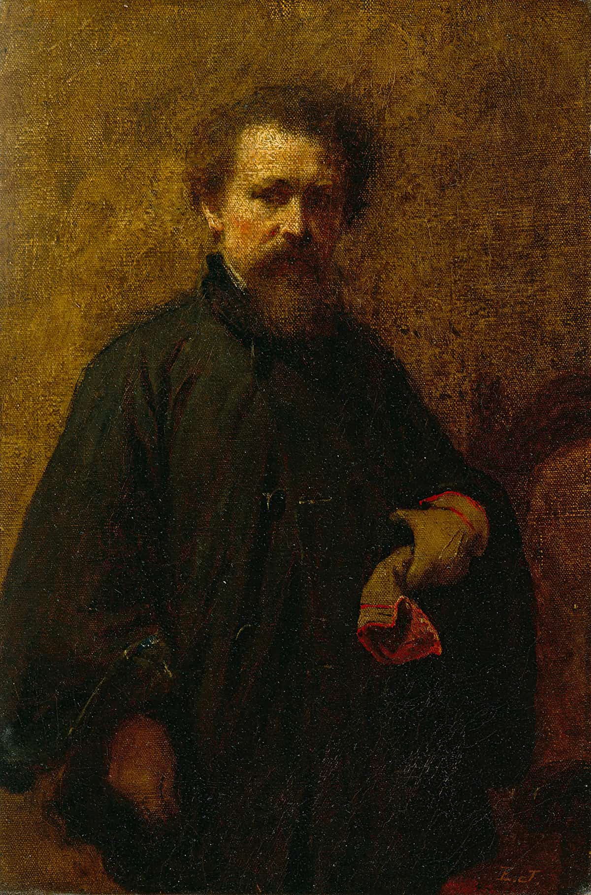Self Portrait by Eastman Johnson Posters, Prints, & Visual Artwork