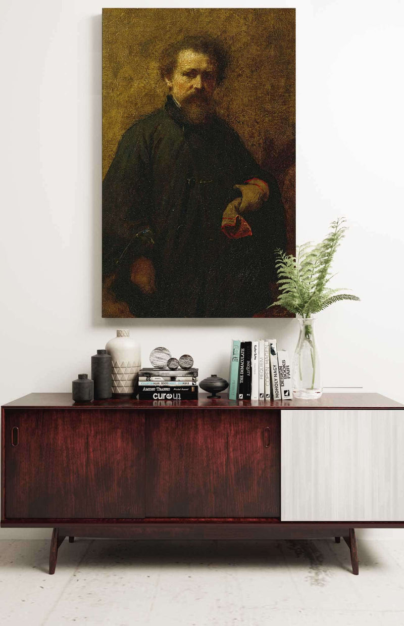 Self Portrait by Eastman Johnson Posters, Prints, & Visual Artwork