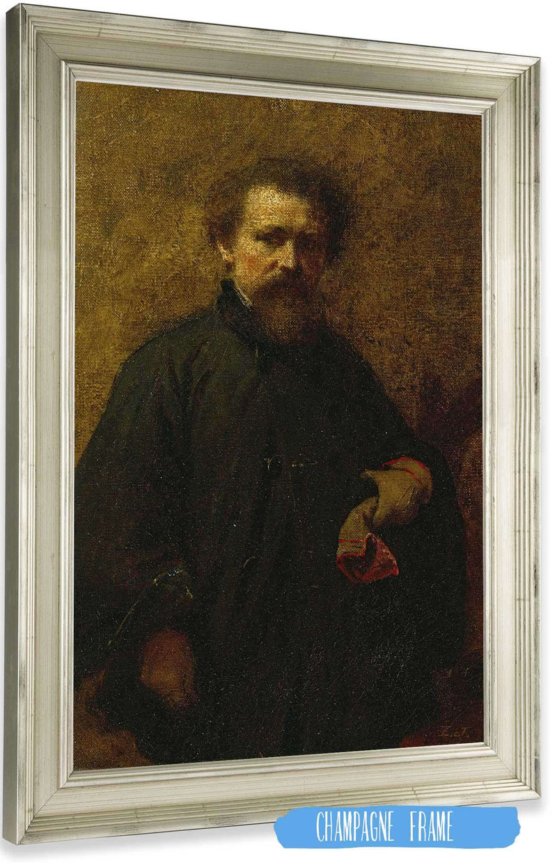 Self Portrait by Eastman Johnson Posters, Prints, & Visual Artwork