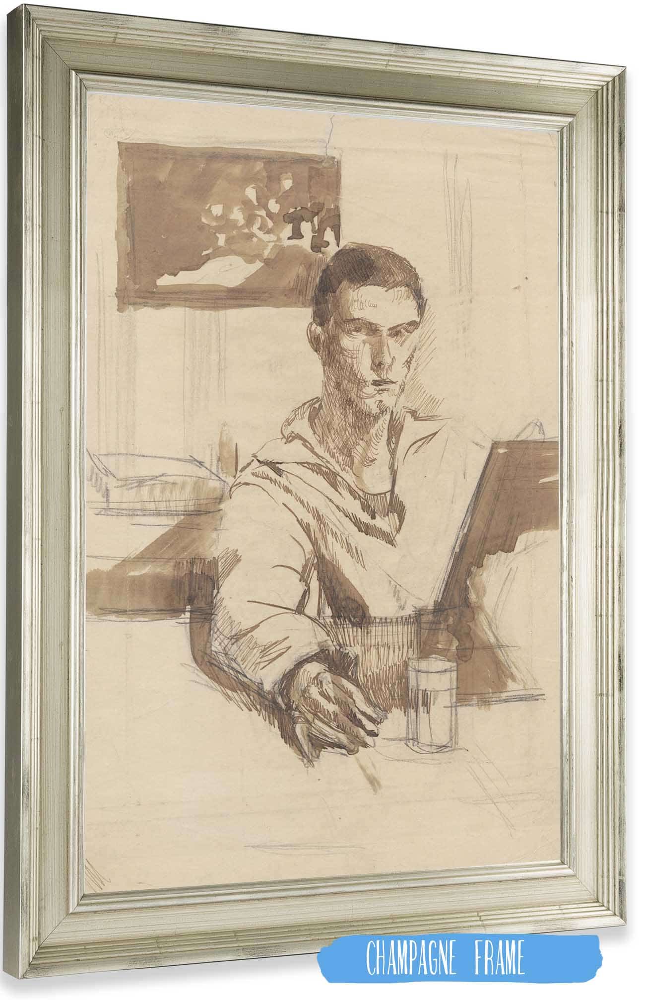 Self Portrait by Zygmunt Waliszewski Posters, Prints, & Visual Artwork