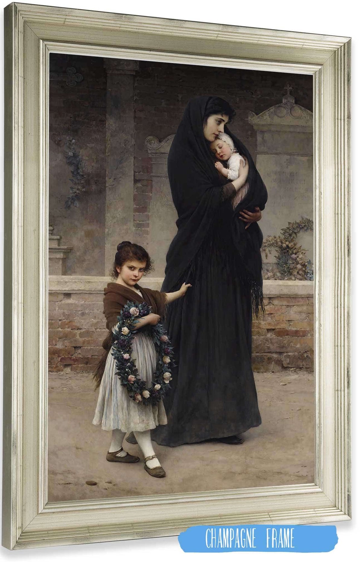 Semper Vivit Amor by Eugen Von Blaas Posters, Prints, & Visual Artwork